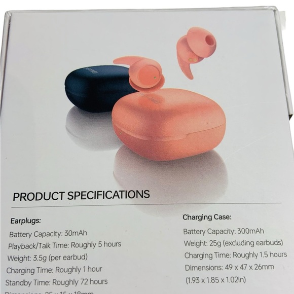 👂🏼 Earplugs for blocking sleep noise with Bluetooth 👂🏼 - Picture 4 of 4